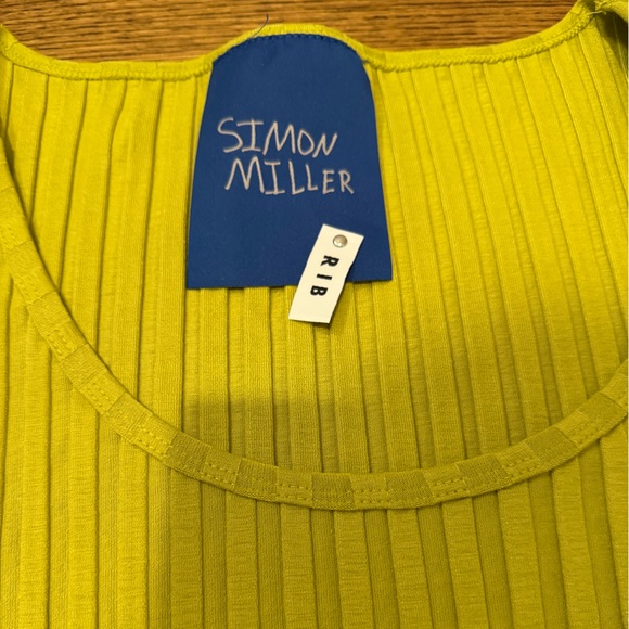 NWOT Simon Miller Ribbed Top - Picture 3 of 9
